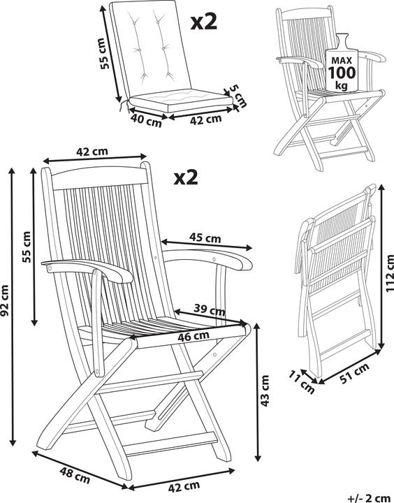 Produktbild Beliani Maui Premium