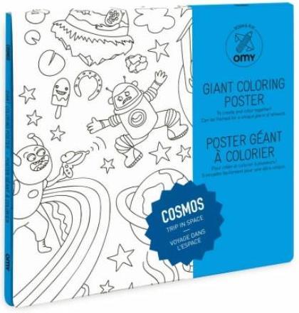 OMY Poster da colorare Cosmos (31 x 50 cm)