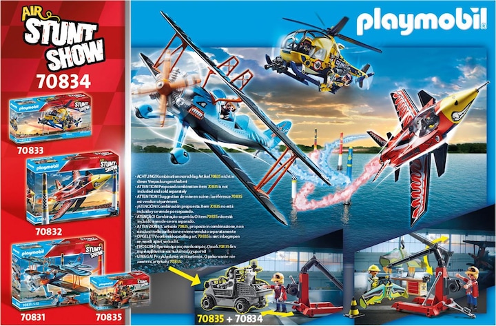Produktbild Playmobil Air Stuntshow - Servicestation (70834, Playmobil Stuntshow)