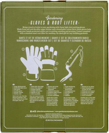 Actual product image Gentlemen's Hardware Gloves & Root Lifter