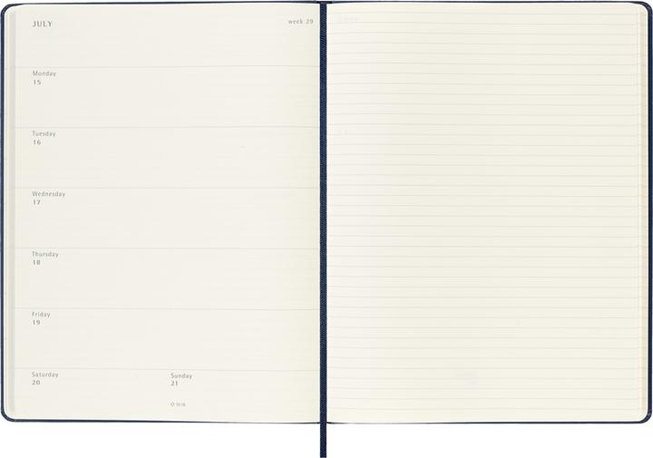 Actual product image Moleskine Notizkalender (19 x 25 cm, English)