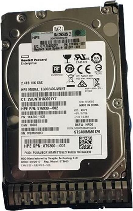 Produktbild HPE 12g 2.5" Sas 2.4tb 10k (2.40 TB, 2.5")