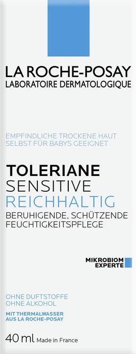 Productafbeelding La Roche Posay Toleriane Sensitive Reichhaltig (40 ml, 24h crème, Tot SPF 10)