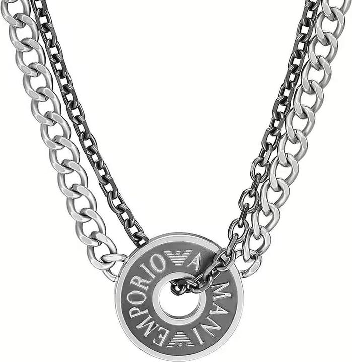 Image du produit Emporio Armani Kette LOGO ESSENTIALS (Acier inoxydable, 52 cm)