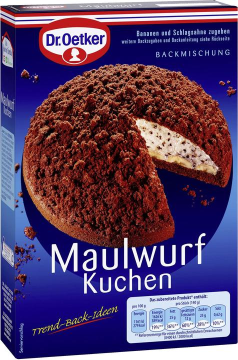 Actual product image Dr. Oetker Mole (435 g)