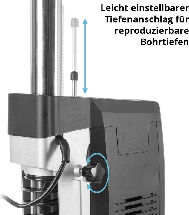 Actual product image Stahlwerk bench drill 800 watt 2,500 rpm drill press with laser for wood and metal