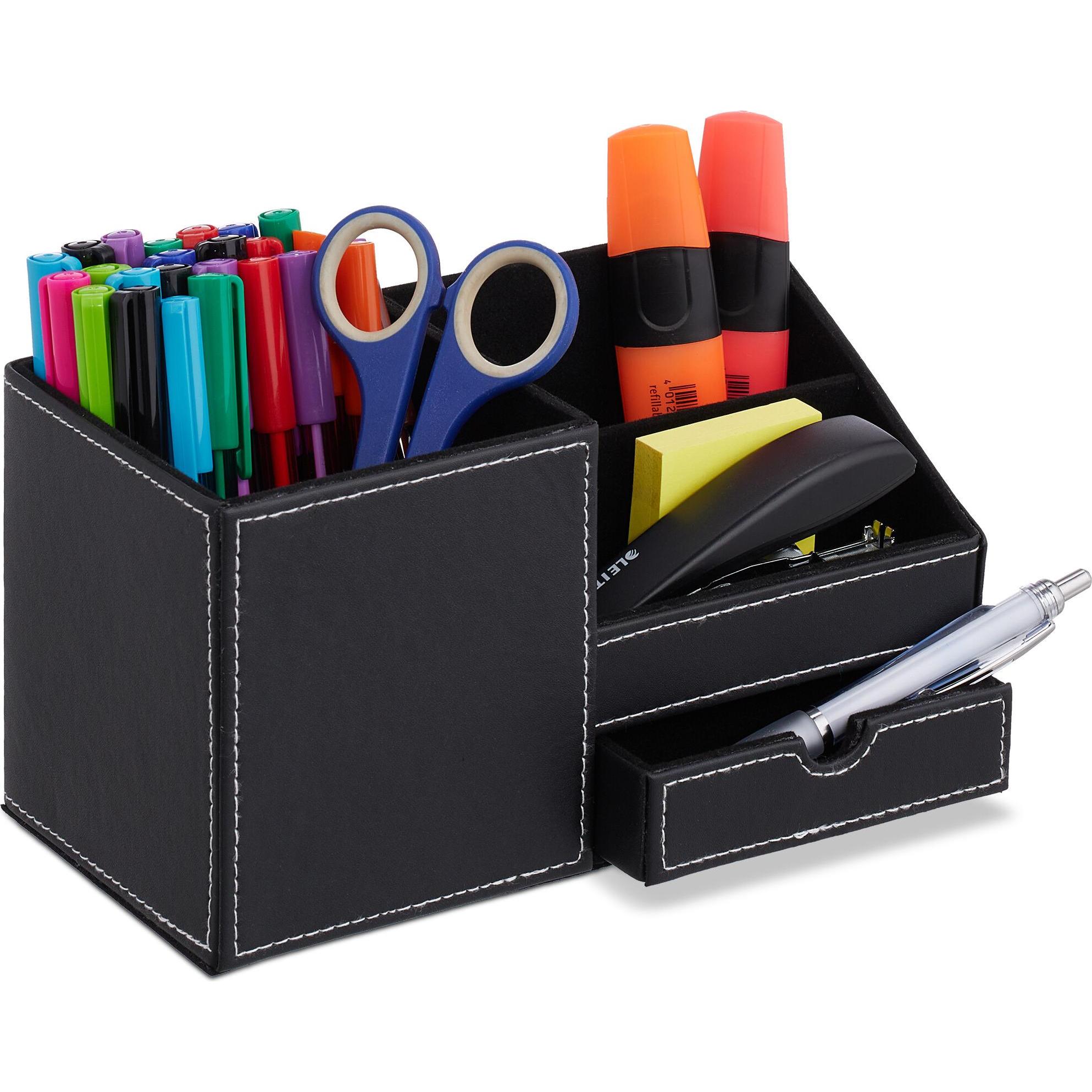 Relaxdays, Schreibtisch Accessoire, Schreibtisch Organizer