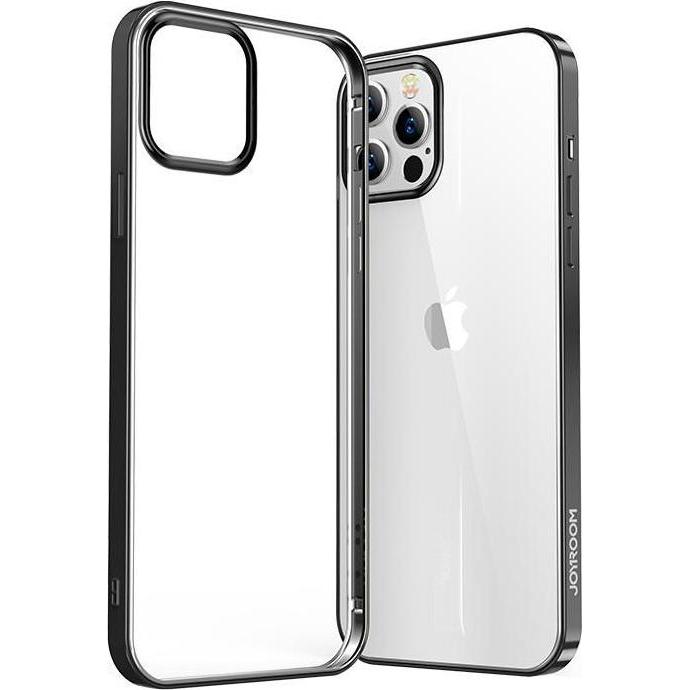 Joyroom New Beautiful Series ultra thin case with electroplated frame for iPhone 12 Pro Max black (J (Apple iPhone 12 Pr...