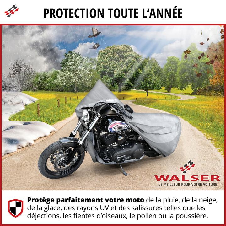 Produktbild Walser Motorrad Abdeckplane All Weather Basic L, Motorrad Abdeckplane, Motorrad-Garage wasserdicht -
