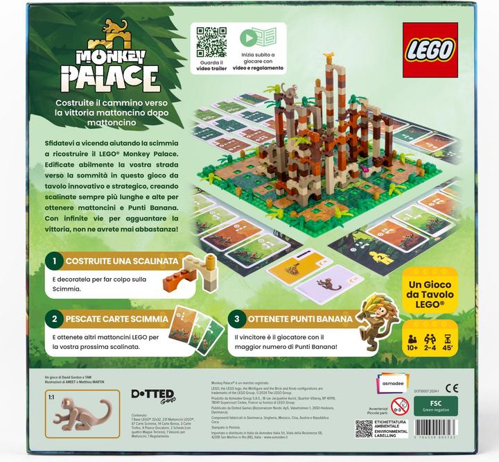 Produktbild Asmodée Monkey Palace - Italian Ed. (Italienisch, 2 - 4 Spieler)