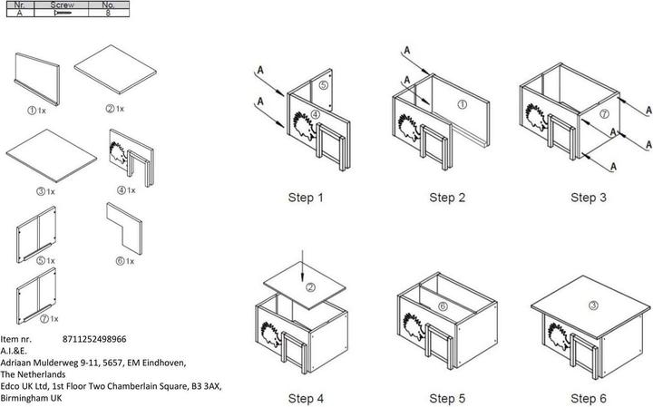 Image du produit Lifetime Hedgehog House