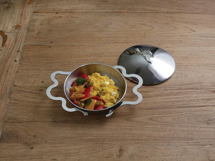 Actual product image Alessi Egg pan TEGAMINO (Frying pan, Stainless steel)