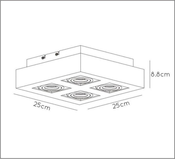 Produktbild Lucide Xirax (320 lm, GU10)