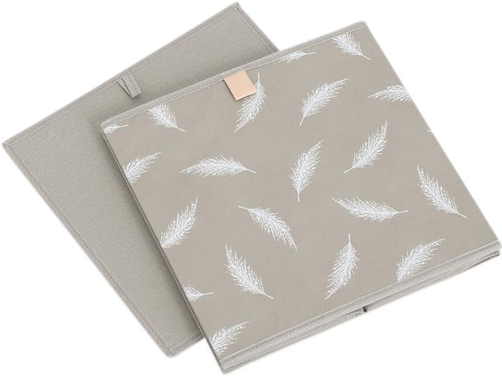 Produktbild Zeller Present Aufbewahrungsbox Feather Vlies 32x32x32 cm (32 x 32 x 32 cm, 32.77 l)