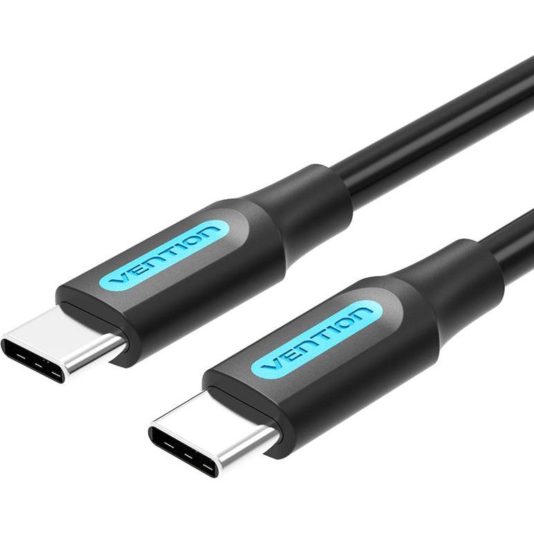 Vention USB 2.0 Kabel Typ C, schwarz - 1m (1 m, USB 2.0), USB Kabel