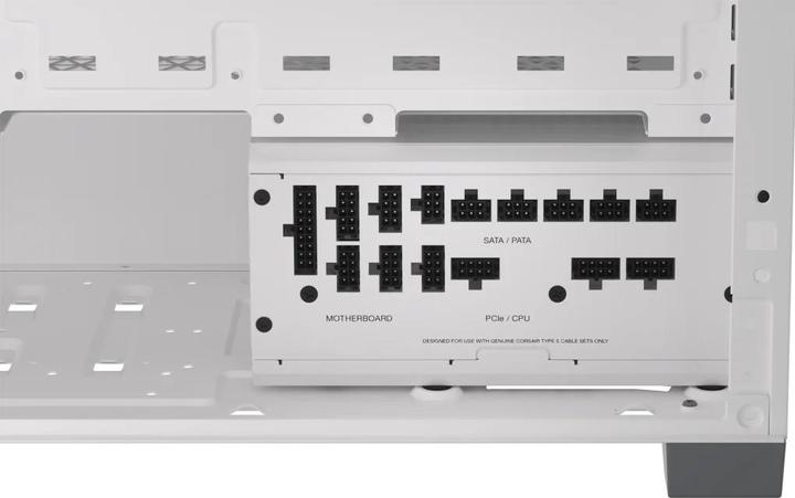 Image du produit Corsair RMx Shift White Series, RM1000x Shift White, 1000 watts, 80 PLUS GOLD Certified, Fully Modular Power (1000 W)