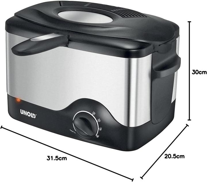 Image du produit Unold Fritteuse Kompakt mit Aktivkohlefilter