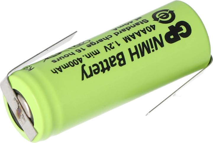 Actual product image GP Batteries Akku GP40AAAM, Size 2/3AAA mit Lötfahne Z-Form (1 pcs., 2/3 AAA)