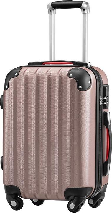 Actual product image Provitera Hard Suitcase Set with Telescopic Handle and Wheels