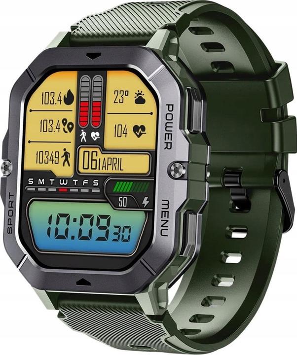 Actual product image Oukitel Smartwatch BT101 Green (46 mm)