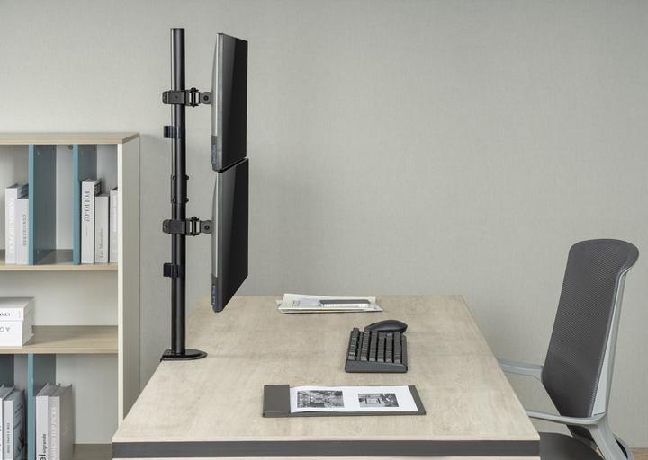 Produktbild Gembird Adjustable 2-display vertical (Tisch, 32")