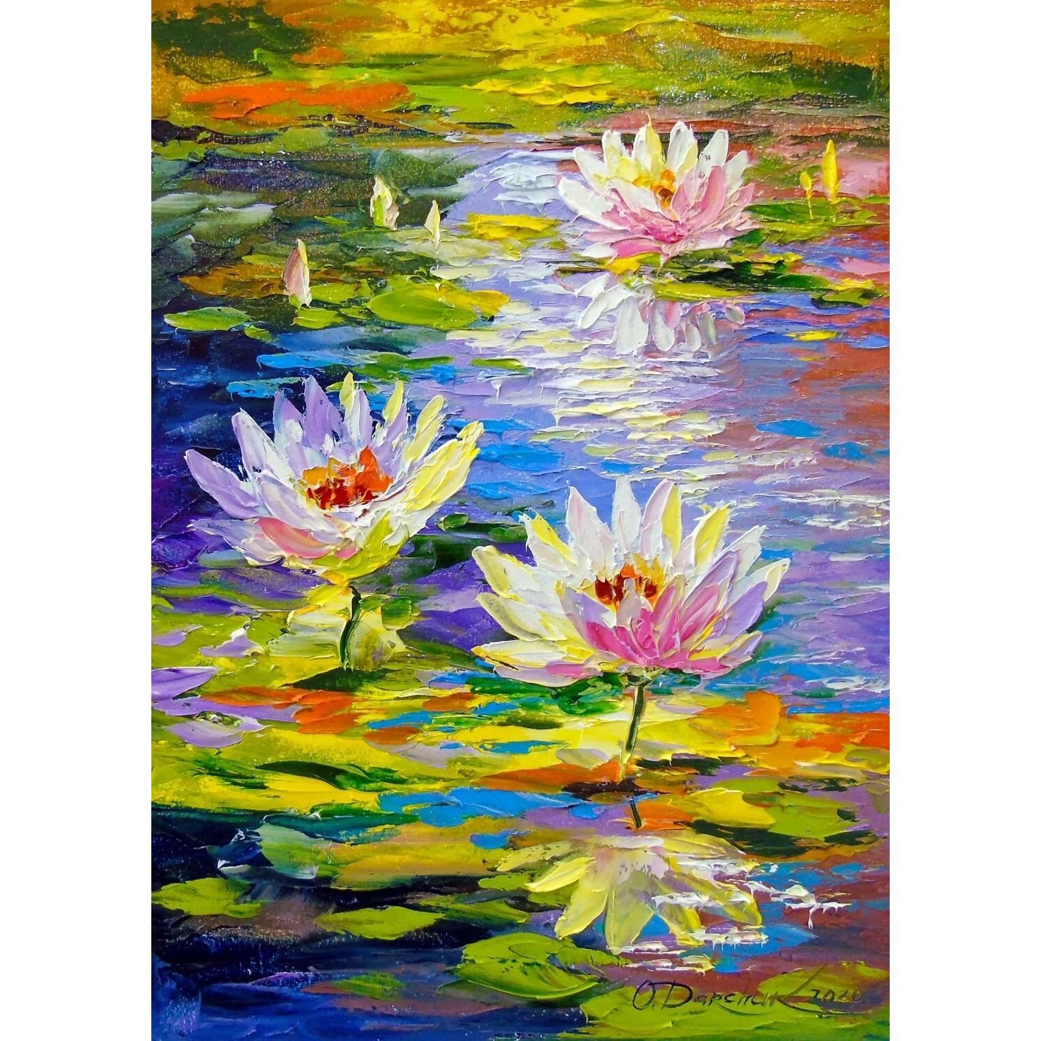Thumbnail - Enjoy Puzzle ENJOY-1847 - Water Lilies in the Pond, Puzzle, 1000 Teile (1000 Teile)