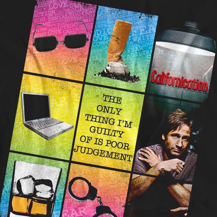 Actual product image Californication Unisex Adult Poor Judgement T-Shirt (L)