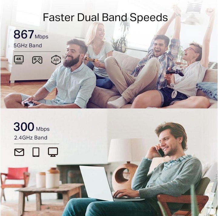 Immagine prodotto TP-Link RE330 (867 Mbit/s, 300 Mbit/s)