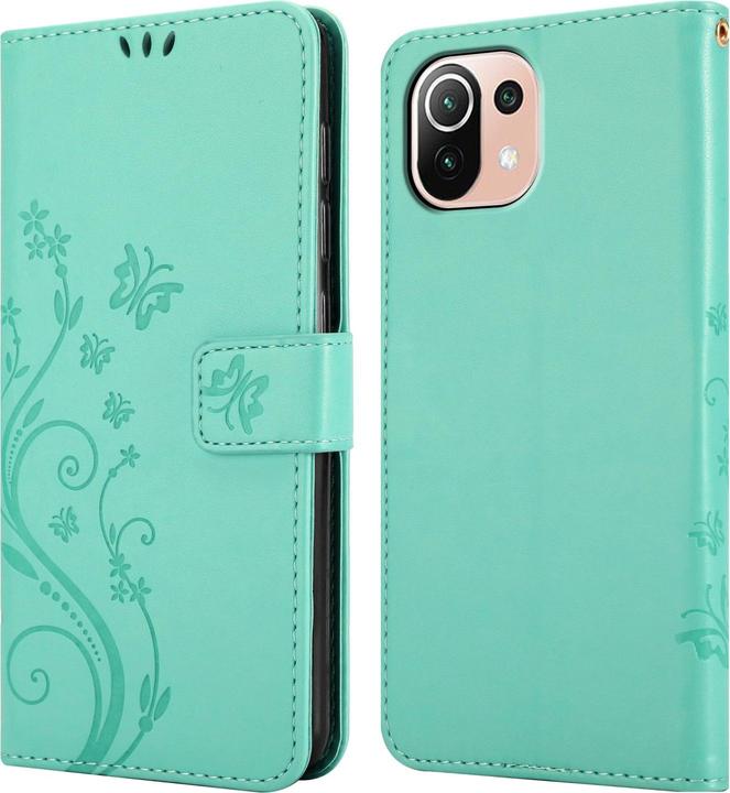 Image du produit Cadorabo Pochette Flower Book (Xiaomi Mi 11 Lite, Xiaomi Mi 11 Lite 5G)