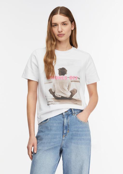 Produktbild Comma Basic Fit T-Shirt mit Artwork (34)