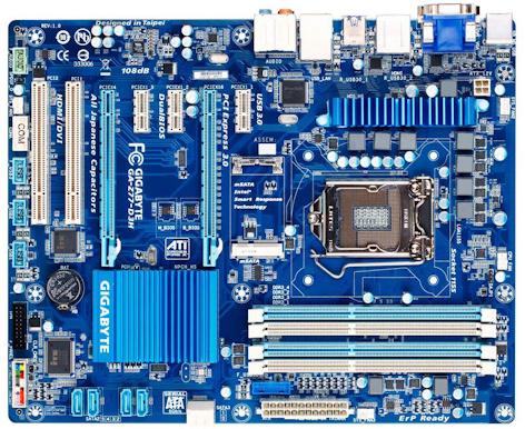Produktbild Gigabyte Ga-Z77-D3h (LGA 1155, Intel Z77, ATX)