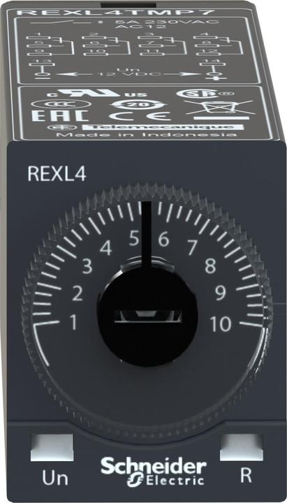 Produktbild Schneider Electric 4 CO On Delay timer 230V AC REXL4TMP7
