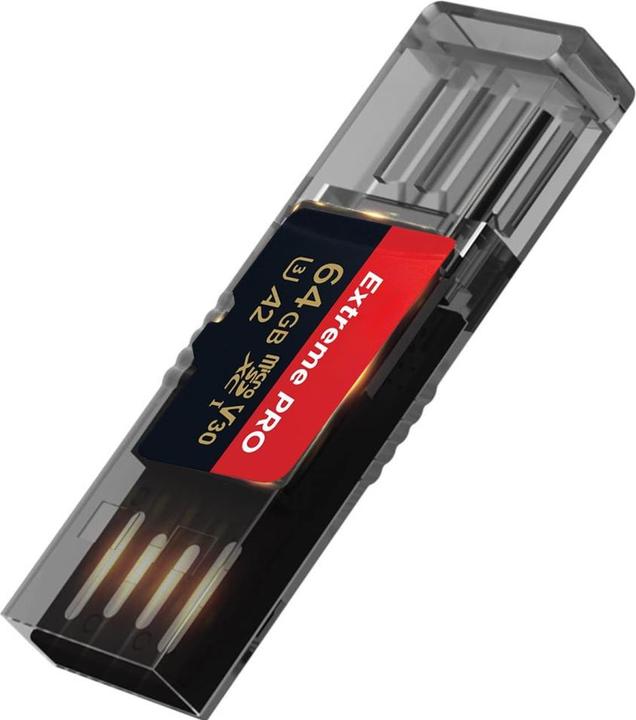 Productafbeelding PowerGuard 2-in-1 USB-C USB-A naar MicroSD-adapter Foto, video, bestandsoverdracht (USB Type C, USB-A)