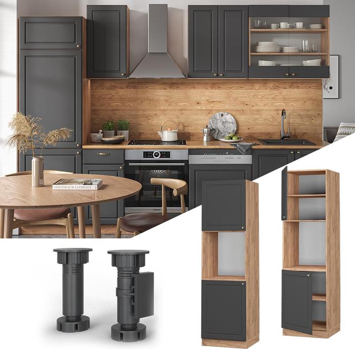 Produktbild Vicco Herdumbauschrank Fame-Line (60 x 58 x 206.80 cm)