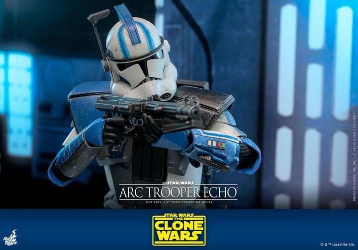 Produktbild Hot Toys Star Wars: The Clone Wars Actionfigur 1/6 Arc Trooper Echo 30 cm