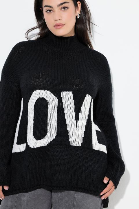 Image du produit Angel of Style Pull coupe évasée, inscription LOVE (56)