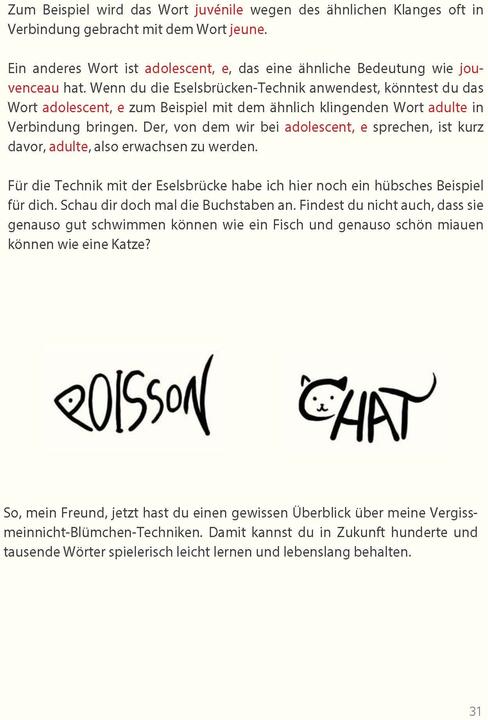 Produktbild Wortschatz Französisch Blicken statt Büffeln (Deutsch, Tien Tammada, 2018)