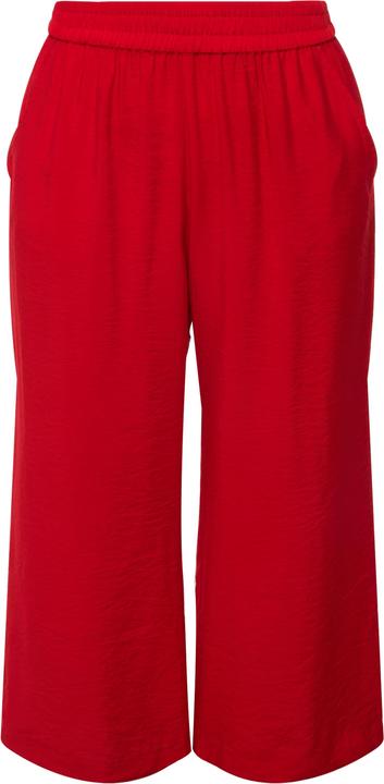 Immagine prodotto Ulla Popken Culottes con taglio della gamba ampio, effetto stropicciato e cintura elastica (54)
