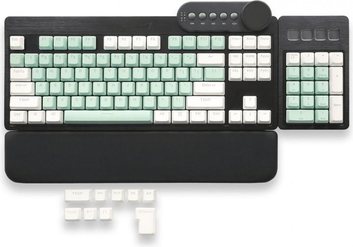 Actual product image Mountain Aquamarine B Backlit Keycap set