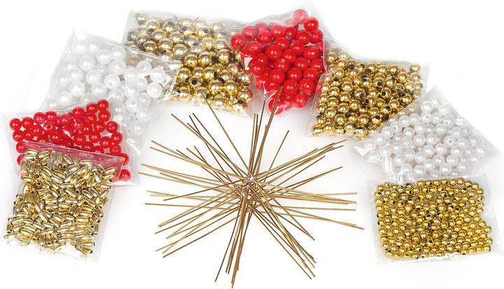 Immagine prodotto VBS Set di 10 stelle Ø 10 cm, rosso-oro