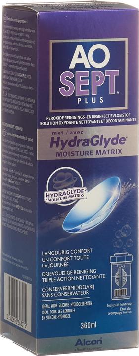 Immagine prodotto AOSept HydraGlyde, soluzione detergente e disinfettante al perossido, 360 ml (Sistema perossido, 360 ml)