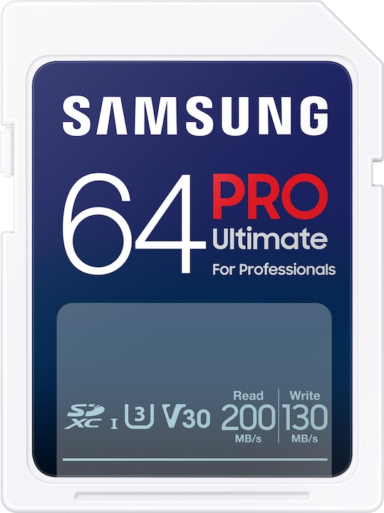 Actual product image Samsung PRO Ultimate (64 GB, SDXC, U3, UHS-I)