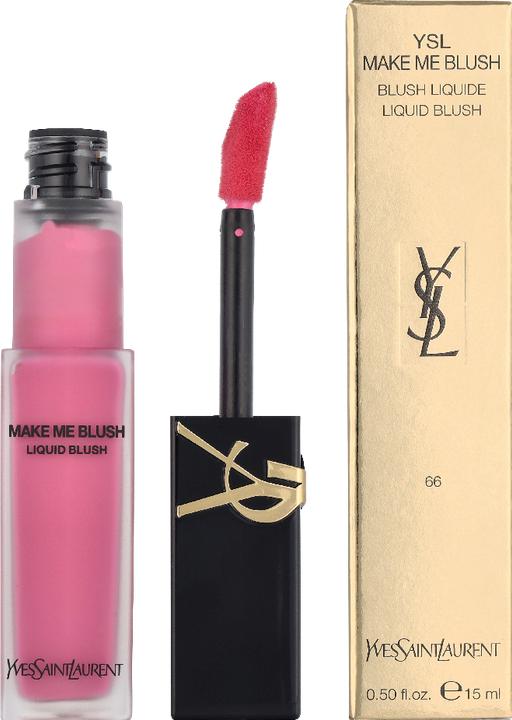 Actual product image Yves Saint Laurent Liquid Blush 66 Edgy Cherry (66 Edgy Cherry)