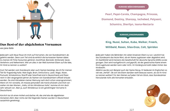 Actual product image Das einzige Buch, das Du lesen solltest, bevor Du Deinem Kind einen Namen gibst (German, Life & education, 2024)