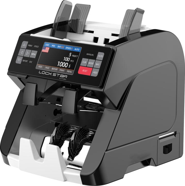 Extralink Lockstar Professional Banknote Counter Uv, Ir, mg, Cis X-1000 (Bank note counter)