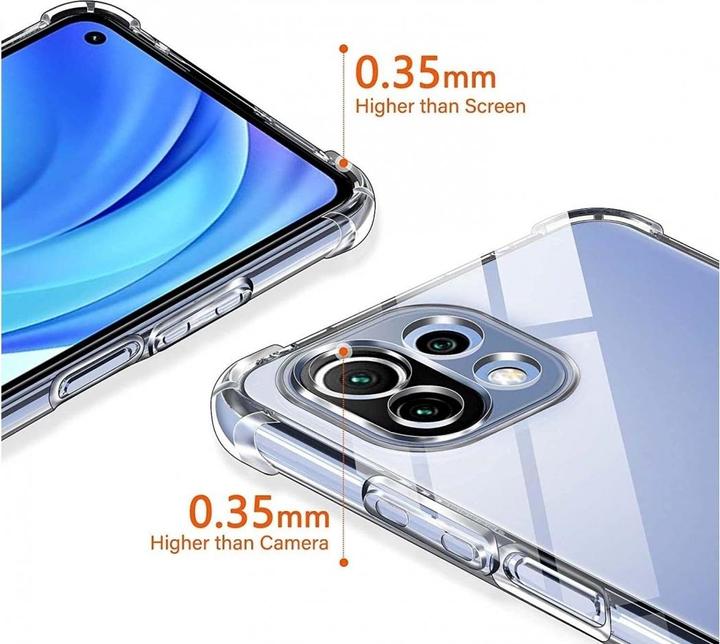 Actual product image Screenguard Xiaomi 11 Lite 5G NE Case Crystal Soft Airbag Bumper (Xiaomi 11 Lite 5G NE)
