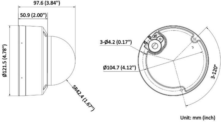 Produktbild Hikvision IP-KAMERA DS-2CD2123G2-LIS2U (2 8 mm) (1920 x 1080 Pixels)