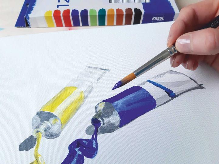 Image du produit Kreul EL GRECO - Kit peinture acrylique (216 ml)