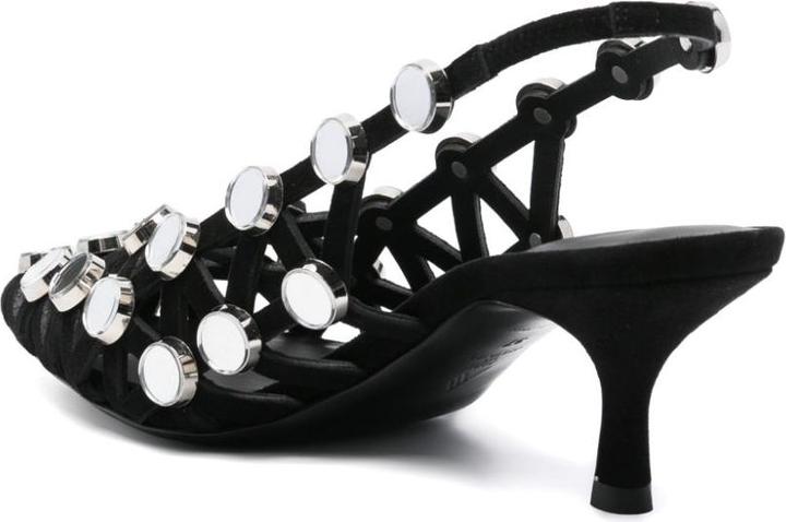 Actual product image The Attico Grid Slingback 50mm (36)