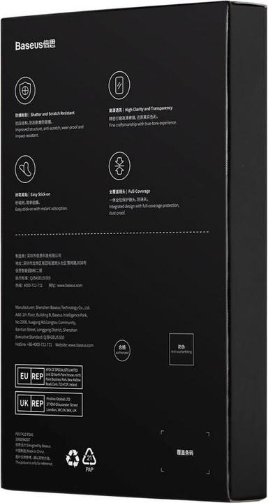 Actual product image Baseus Camera Lens Film for iPhone 13/13 Mini (1 pcs., Apple iPhone 13, Apple iPhone 13 mini)